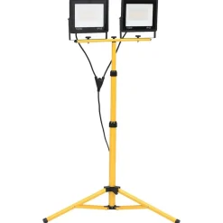vidaXL Spotlight met statief LED 2x100 W koudwit