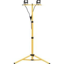 vidaXL Spotlight met statief LED 2x10 W koudwit