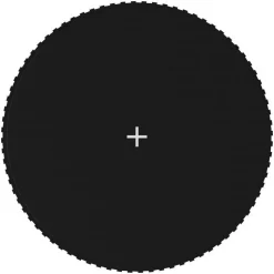 vidaXL Springmat voor 14 feet/4,27 m ronde trampoline stof zwart