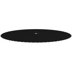 vidaXL Springmat voor 14 feet/4,27 m ronde trampoline stof zwart