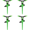 vidaXL Sproeiers 4 st 16x13,5x25,5 cm ABS en PP groen en zwart