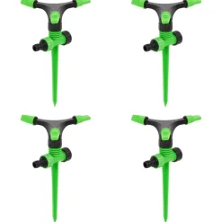 vidaXL Sproeiers 4 st 16x13,5x25,5 cm ABS en PP groen en zwart