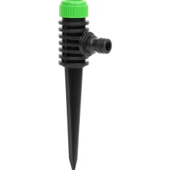 vidaXL Sproeiers 6 st 3x6x19,5 cm ABS en PP groen en zwart