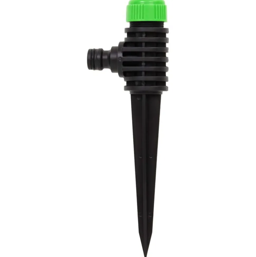 vidaXL Sproeiers 6 st 3x6x19,5 cm ABS en PP groen en zwart