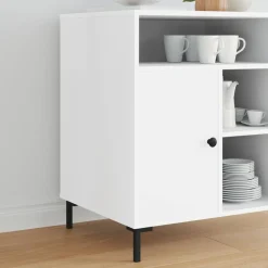 vidaXL Staande Poten 2 pcs Zwart 57 x 57 x 100 mm IJzer