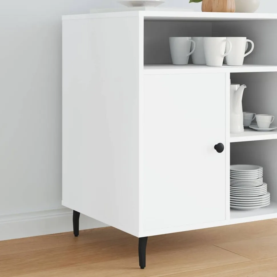 vidaXL Staande Poten 2 pcs Zwart 40 x 40 x 100 mm IJzer