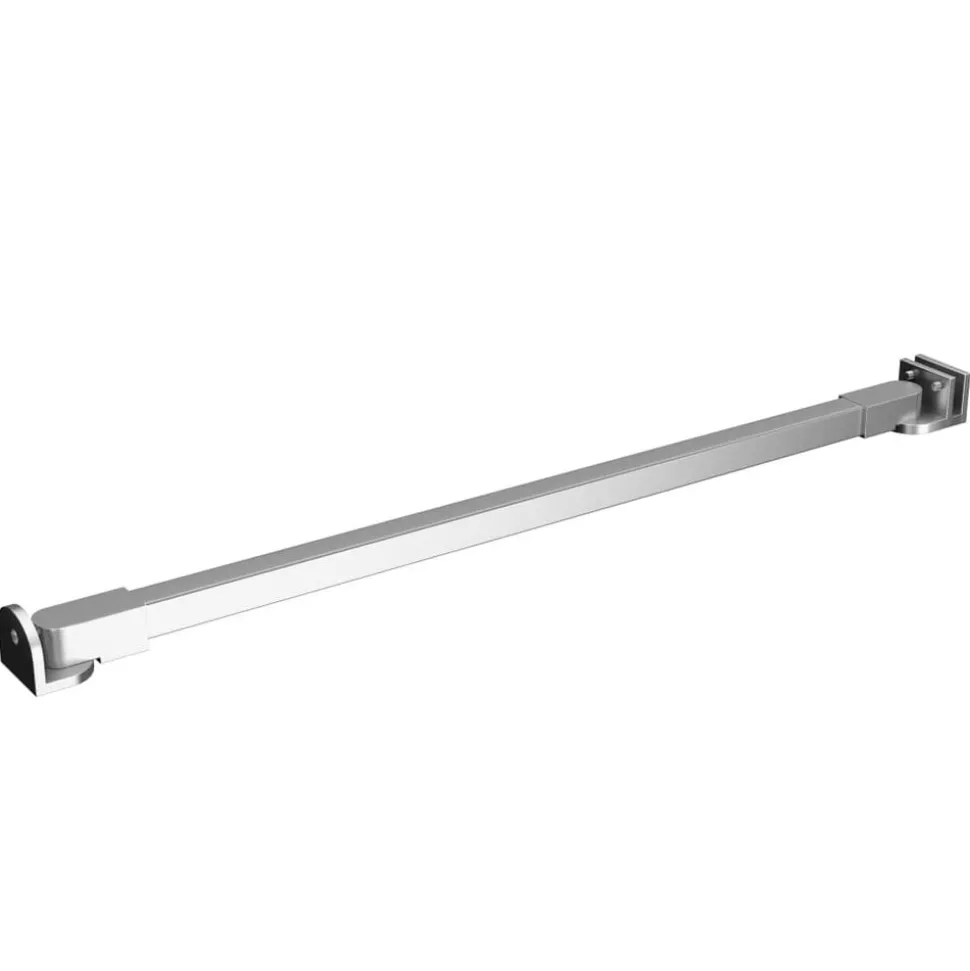 vidaXL Stabilisatiestang voor badwand 47,5 cm roestvrij staal