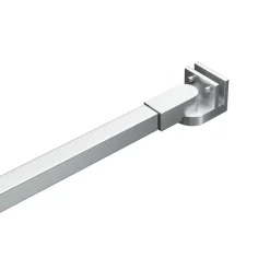vidaXL Stabilisatiestang voor badwand 47,5 cm roestvrij staal