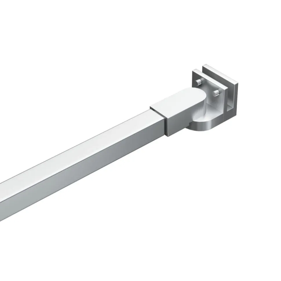 vidaXL Stabilisatiestang voor badwand 47,5 cm roestvrij staal