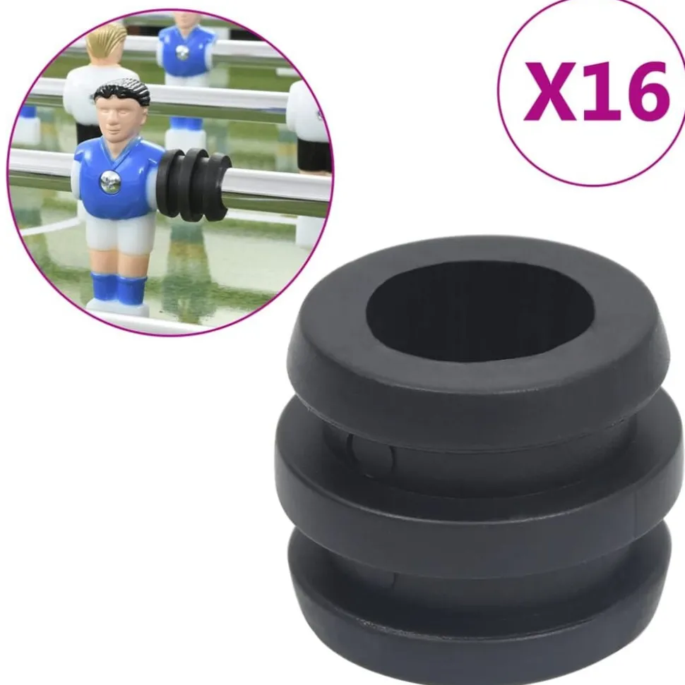 vidaXL Stangstopper tafelvoetbal 16 st 15,9/16 mm