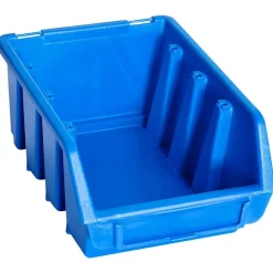 vidaXL Stapelbakken 20 st kunststof blauw