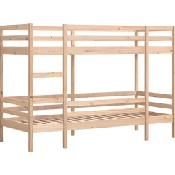 vidaXL Stapelbed massief grenenhout 80x200 cm
