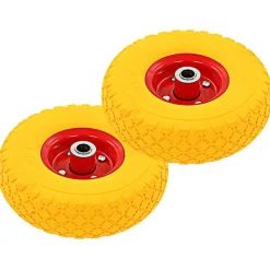 vidaXL Steekwagenwielen 4 st 3,00-4 (245x82) massief PU