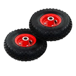 vidaXL Steekwagenwielen 2 st 3,00-4 (245x82) rubber