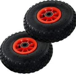 vidaXL Steekwagenwielen 2 st 3,00-4 (245x82) rubber
