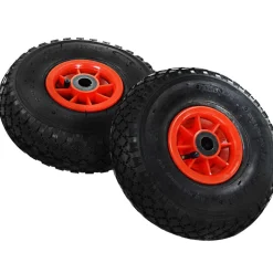 vidaXL Steekwagenwielen 2 st 3,00-4 (245x82) rubber
