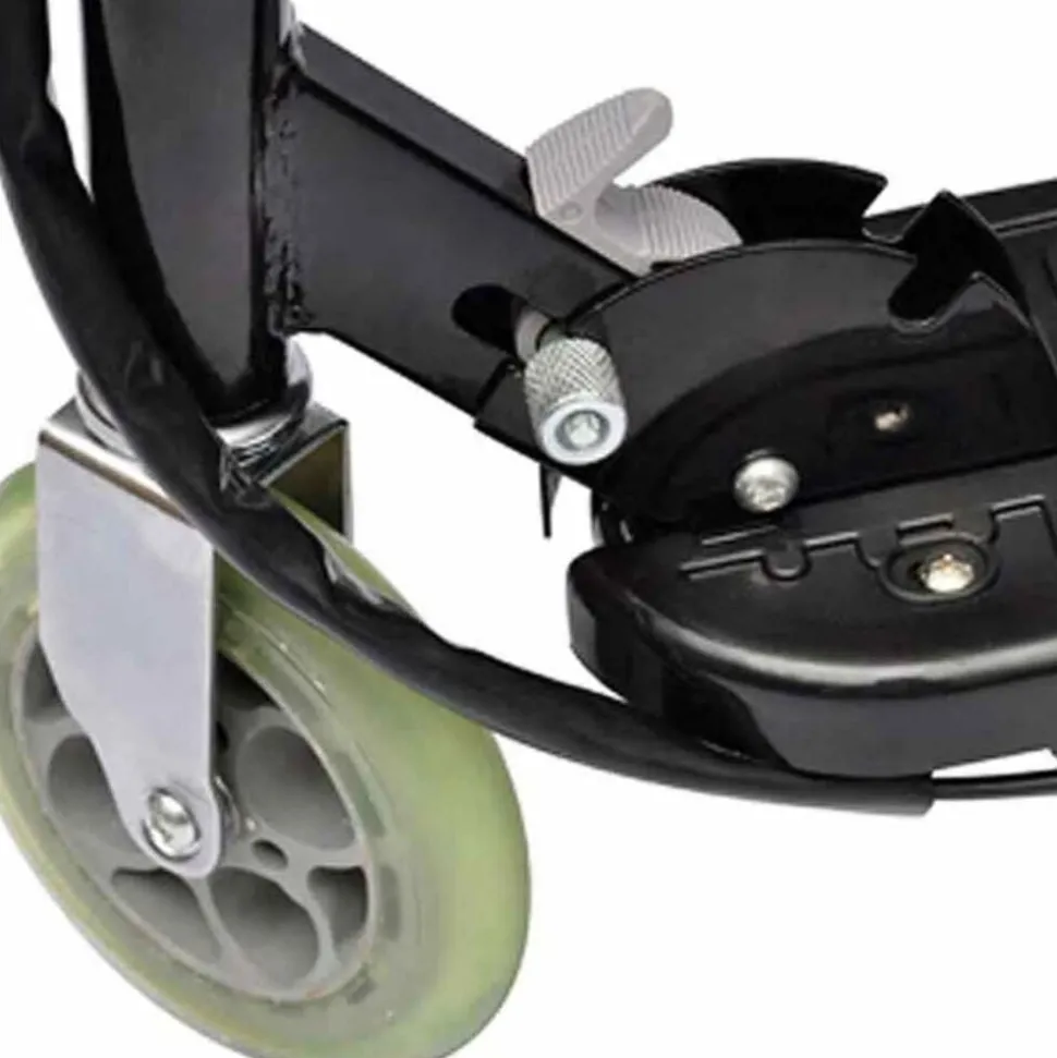 vidaXL Step elektrisch met zitje 120 W zwart