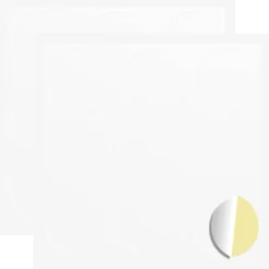 vidaXL Sticker 2 pcs Wit Ø 20 x 0,5 mm Papier