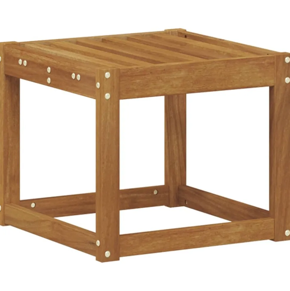 vidaXL Stoelbank Naturel 43 x 43 x 37 cm Massief Acaciahout