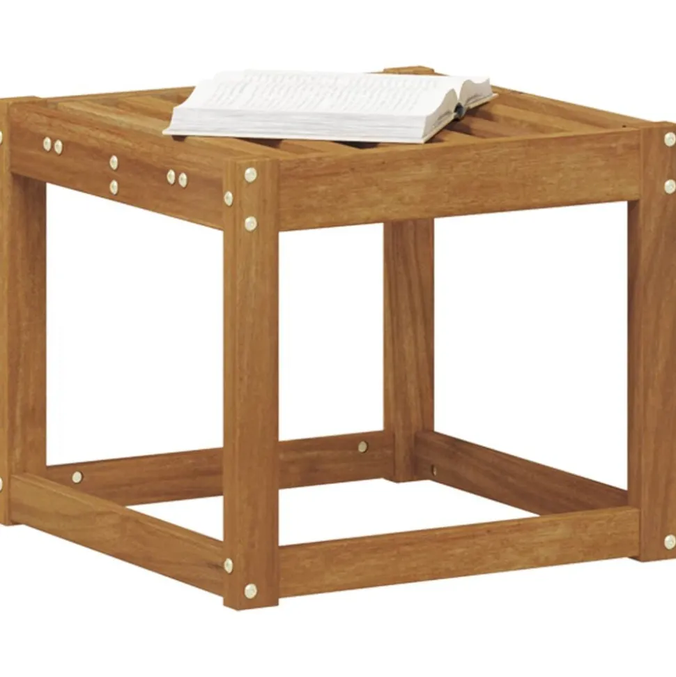 vidaXL Stoelbank Naturel 43 x 43 x 37 cm Massief Acaciahout