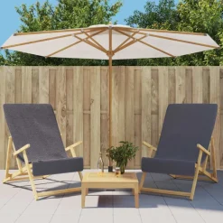 vidaXL Strandhanddoeken 2 st 400 g/m² 60x135 cm stof antracietkleurig