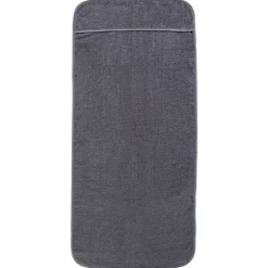 vidaXL Strandhanddoeken 2 st 400 g/m² 60x135 cm stof antracietkleurig