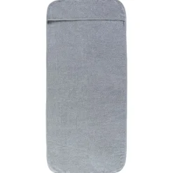 vidaXL Strandhanddoeken 2 st 400 g/m² 60x135 cm stof grijs