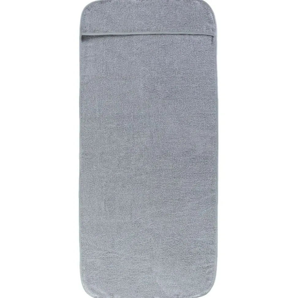 vidaXL Strandhanddoeken 2 st 400 g/m² 60x135 cm stof grijs