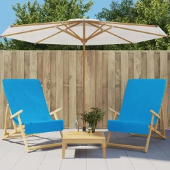 vidaXL Strandhanddoeken 2 st 400 g/m² 60x135 cm stof turquoise