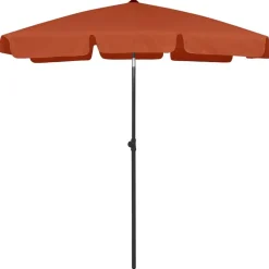 vidaXL Strandparasol 180x120 cm terracottakleurig
