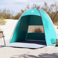 vidaXL Strandtent 3-persoons waterdicht zeegroen