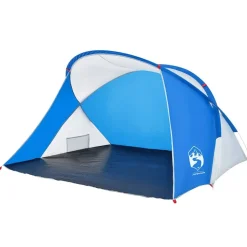 vidaXL Strandtent 2-persoons pop-up waterdicht azuurblauw
