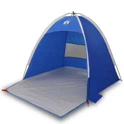 vidaXL Strandtent 3-persoons waterdicht azuurblauw