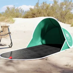 vidaXL Strandtent pop-up waterdicht zeegroen