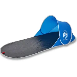vidaXL Strandtent pop-up waterdicht azuurblauw