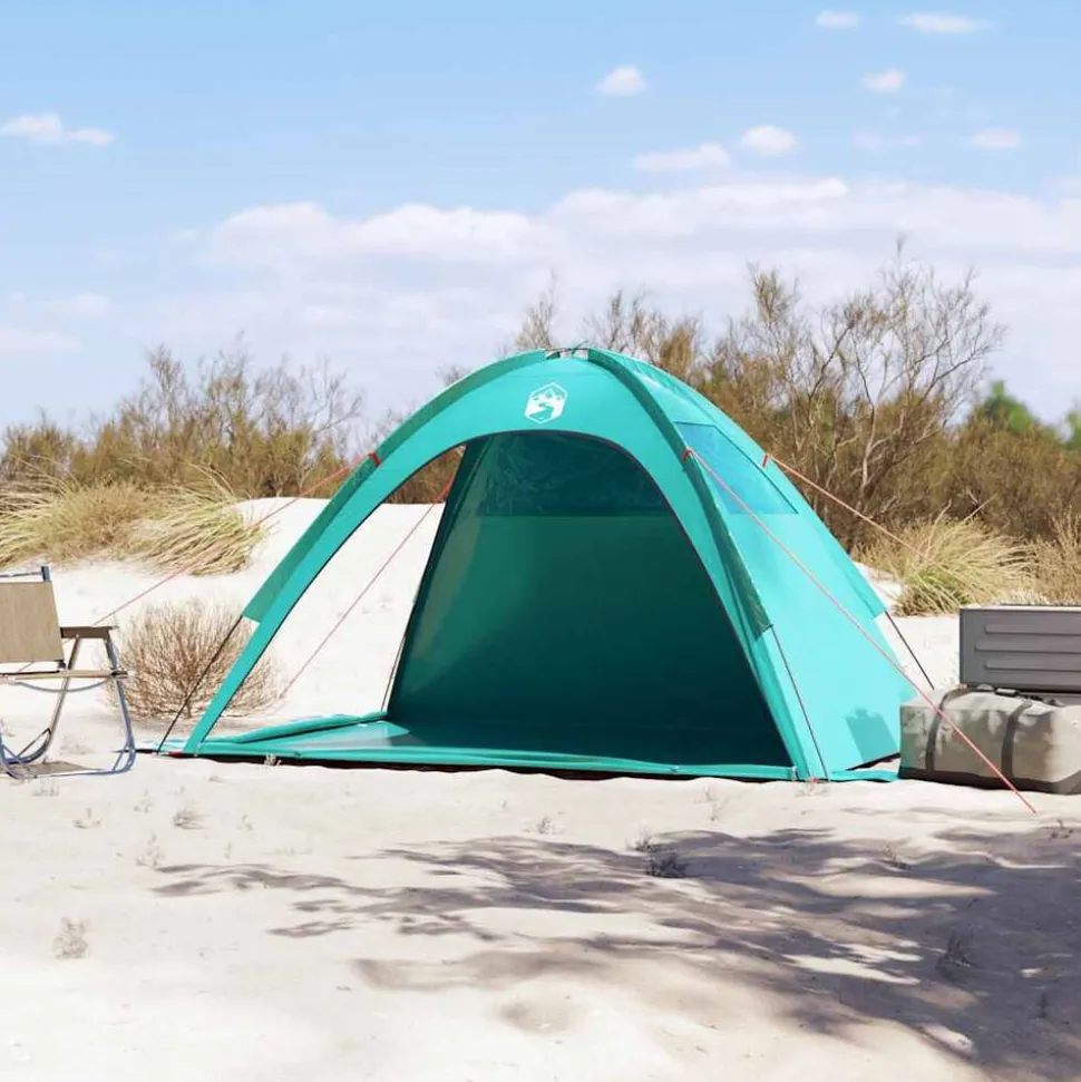 vidaXL Strandtent waterdicht zeegroen