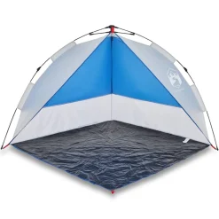 vidaXL Strandtent waterdicht snelontgrendeling azuurblauw