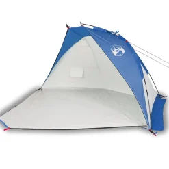 vidaXL Strandtent 268x223x125 cm 185T polyester azuurblauw
