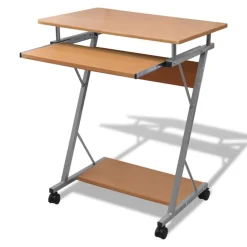 vidaXL Studenten computerbureau 60 x 40 x 74 cm (bruin)
