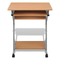 vidaXL Studenten computerbureau 60 x 40 x 74 cm (bruin)