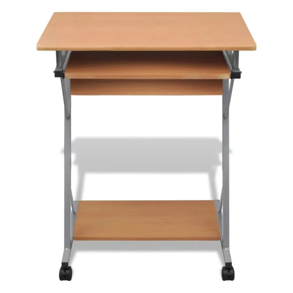 vidaXL Studenten computerbureau 60 x 40 x 74 cm (bruin)