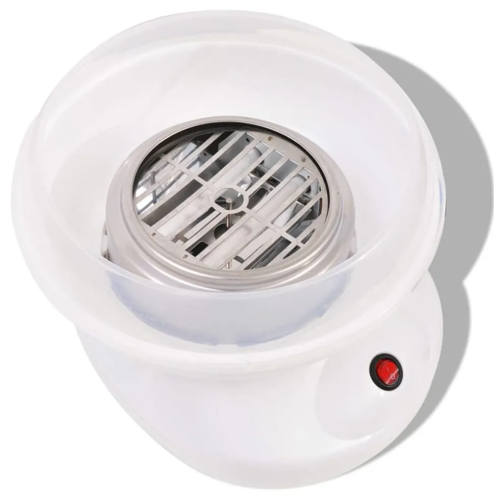 vidaXL Suikerspinmachine 480 W wit
