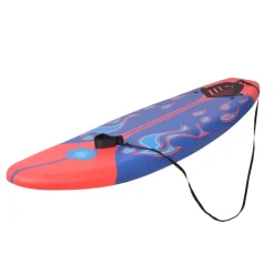 vidaXL Surfplank 170 cm blauw en rood