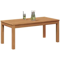 vidaXL Tafel Bruin 95 x 45 x 40 cm Massief Teakhout