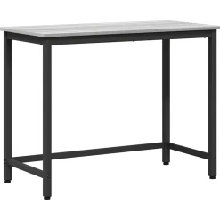 vidaXL Tafel Grijs Sonoma 80 x 50 x 76,5 cm Engineered hout en staal