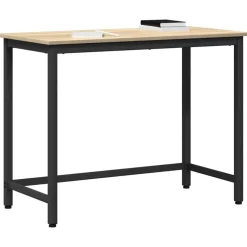 vidaXL Tafel Sonoma Eiken 80 x 50 x 76,5 cm Engineered hout en staal