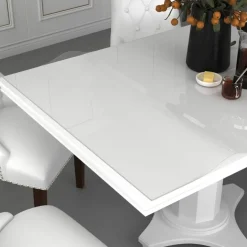 vidaXL Tafelbeschermer 100x60 cm 1,6 mm PVC transparant