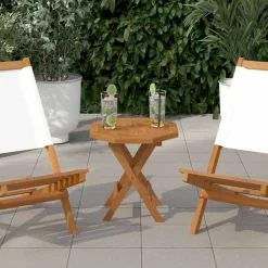 vidaXL Tafelblad achthoekig 40x40x2,5 cm massief teakhout