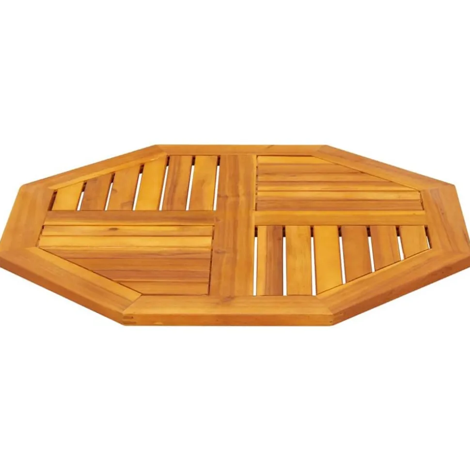 vidaXL Tafelblad achthoekig 70x70x2 cm massief acaciahout