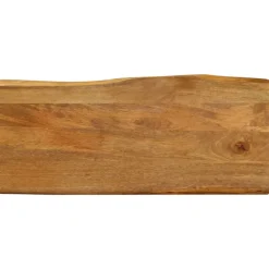 vidaXL Tafelblad met natuurlijke rand 100x40x2,5 cm massief mangohout
